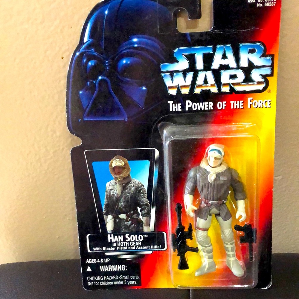 Vintage 1995 Star Wars Han Solo in Hoth gear action figure